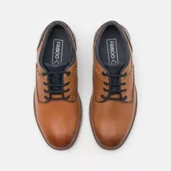 Friboo LEATHER - Sportlicher Schnürer - Cognac, Kinder -Günstiges Friboo Geschäft 1267d6d0863e4356bc6b4eace1a06caf