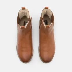 Friboo LEATHER BOOTIES - Stiefelette - Cognac, Kinder -Günstiges Friboo Geschäft 135ed5aaea6946539fcffcb986a182cf