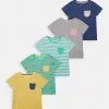 Friboo POCKET TEE 5 PACK - T-Shirt Print - Multi-coloured - 917_green - 602_yellow - 202, Kinder -Günstiges Friboo Geschäft 169f118cb1924f61be15fddab39e1680