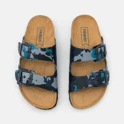 Friboo Pantolette Flach - Dark Blue, Kinder -Günstiges Friboo Geschäft 29b7f25a3241438a8d5be4922fb1d7ec