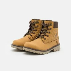 Friboo Schnürstiefelette - Camel, Kinder -Günstiges Friboo Geschäft 325f4233c68d4e3ba394594798a55854