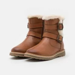 Friboo LEATHER - Stiefelette - Cognac, Kinder -Günstiges Friboo Geschäft 42ae99d512ff41249dba1cc5383ae738