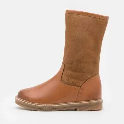 Günstiges Friboo Geschäft 48 Friboo LEATHER - Stiefel - Cognac, Kinder
