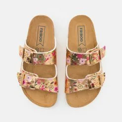 Friboo Pantolette Flach - Gold, Kinder -Günstiges Friboo Geschäft 69434aab0ec14c54a98357063f98a681