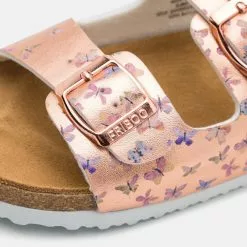 Friboo Pantolette Flach - Rose Gold-coloured, Kinder -Günstiges Friboo Geschäft 698f49d61a3945b6af92f05428779c4c