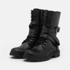 Friboo LEATHER - Schnürstiefel - Black, Kinder 21 Friboo LEATHER - Schnürstiefel - Black, Kinder -Günstiges Friboo Geschäft a6ea1da249cb44eda3a6caf932ad74bf