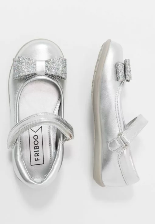 Friboo Riemchenballerina - Silver, Kinder -Günstiges Friboo Geschäft b63be2deebc24d0fa02b1b0e85be1b8b
