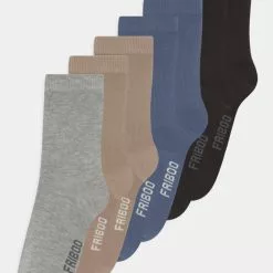 Friboo 7 PACK UNISEX - Socken - Tan/black/grey
