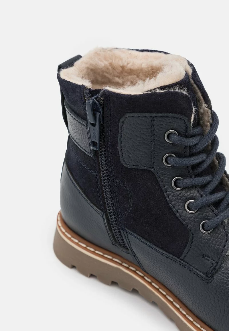 Friboo LEATHER - Schnürstiefelette - Dark Blue, Kinder 8 Friboo LEATHER - Schnürstiefelette - Dark Blue, Kinder – Bild 6