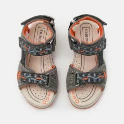 Friboo LEATHER - Trekkingsandale - Dark Grey, Kinder -Günstiges Friboo Geschäft e20cb8a444f3474ab9f7dc53335c2d0e