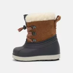 Günstiges Friboo Geschäft 52 Friboo LEATHER UNISEX - Snowboot/Winterstiefel - Cognac, Kinder