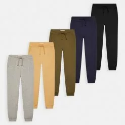 Friboo BASIC BOYS SWEATPANTS 5 PACK - Jogginghose - Multi-coloured, Grey, Tan, Kinder