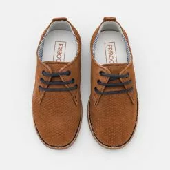 Friboo LEATHER - Sportlicher Schnürer - Brown, Kinder -Günstiges Friboo Geschäft f9d5debc221c4c72bbe222beb3eb43b5